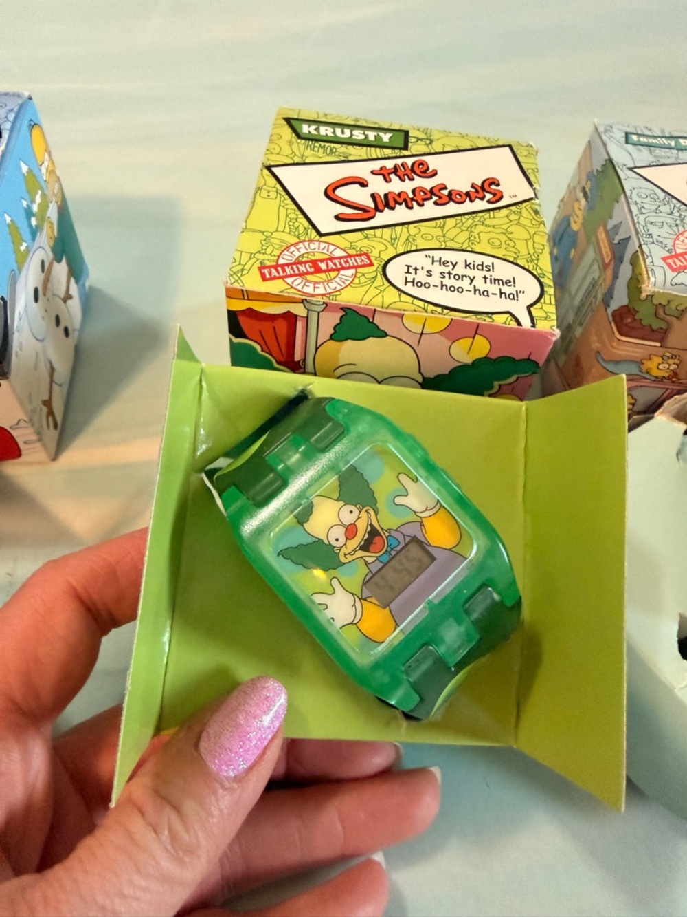 Simpsons collectible 2002 Digital Watch Set - NIP - Picture 4 of 9
